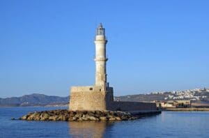 Európai világítótornyok 8 Chania, Görögország